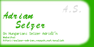 adrian selzer business card